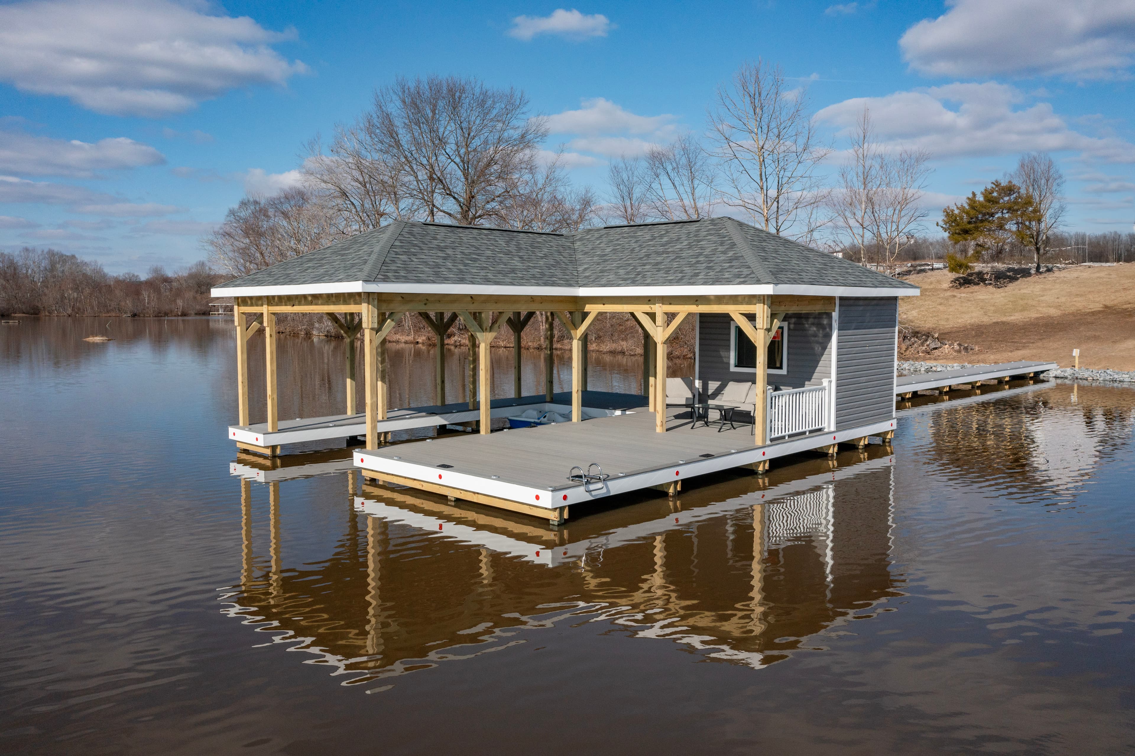 Boathouse on Lake Anna